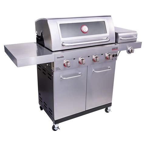 char broil 4 burner stainless steel gas grill with cabinet|Char-Broil 4 burner review.